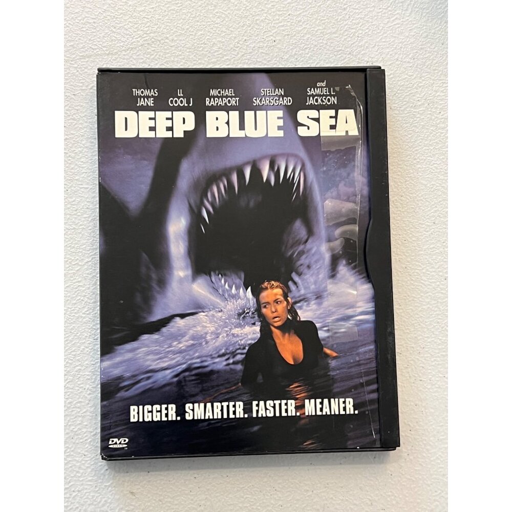 Deep Blue Sea 1999 DVD Thomas Jane Sci-Fi Thriller Movie Pre-Owned
